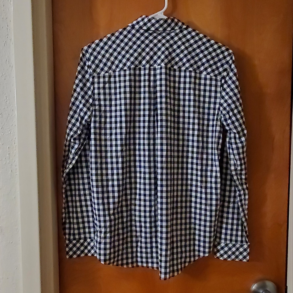 NWT NEW Southern Tide Hadley Womens 1/2 Button Up Shirt Size Small Black White - Picture 7 of 10